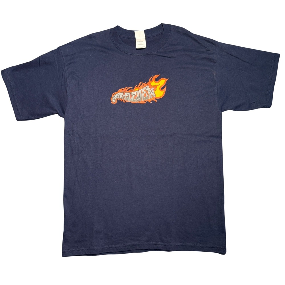 Vintage‎ 311 Band T-Shirt Mens Large Navy Blue Flame Graphic Rock Music